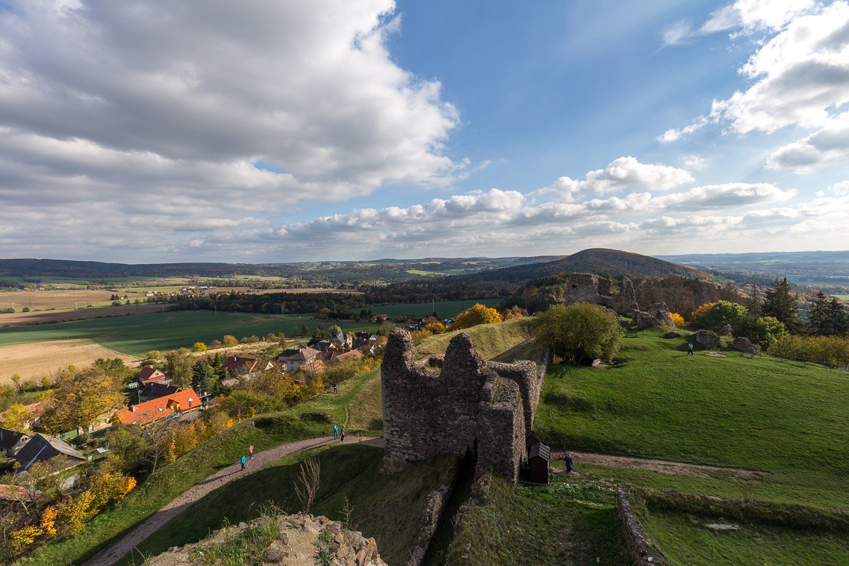 Podívaná z rozhledny na Lichnici