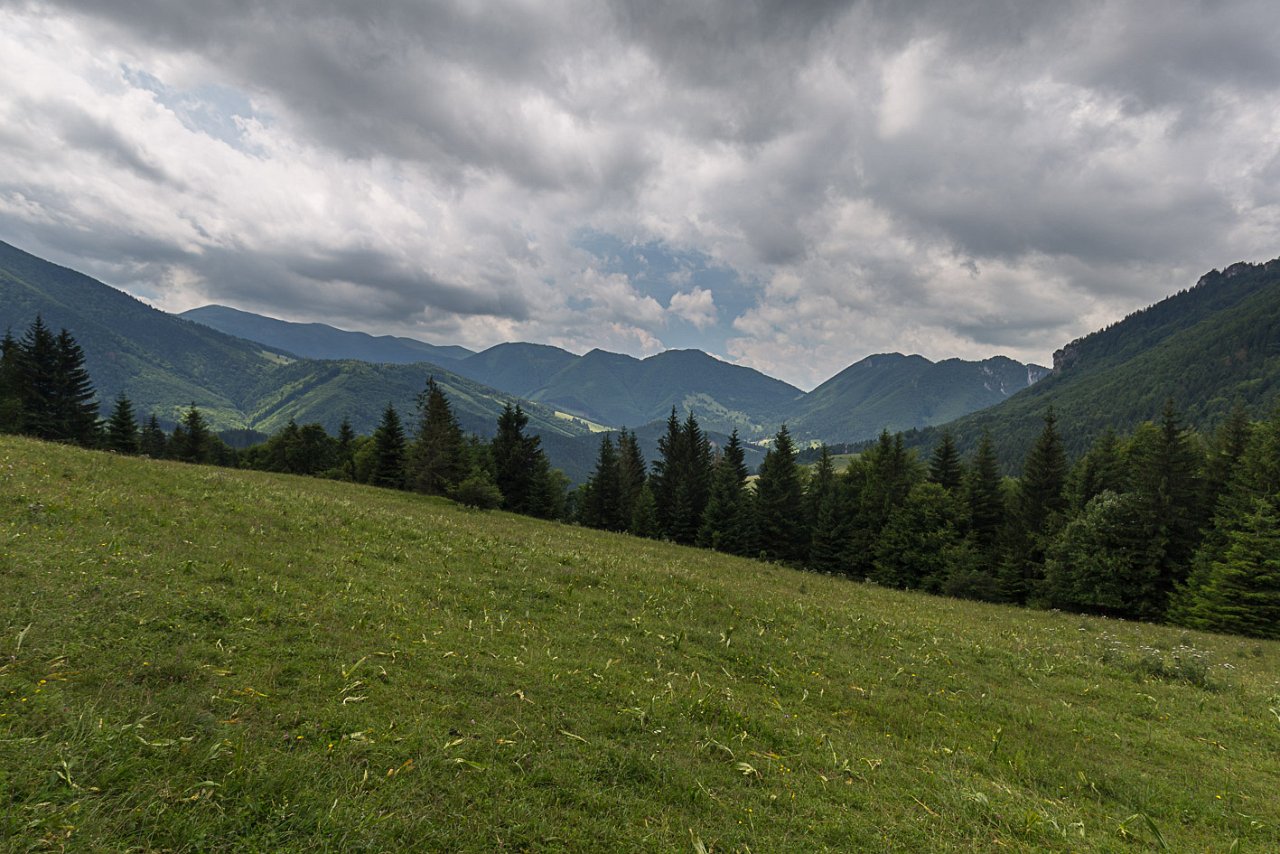 Nad sedlem Vrchpodžiar