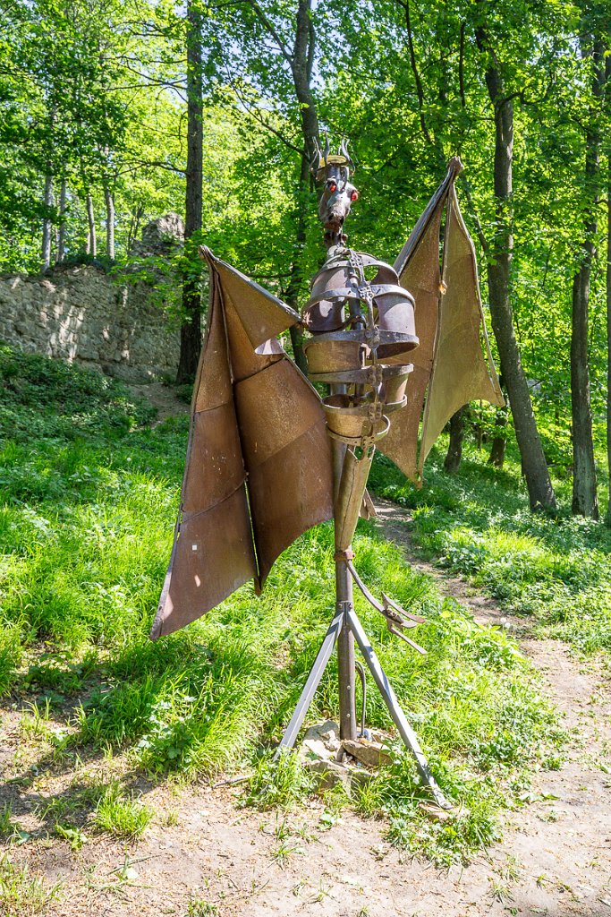 Hrad Lukov, drak