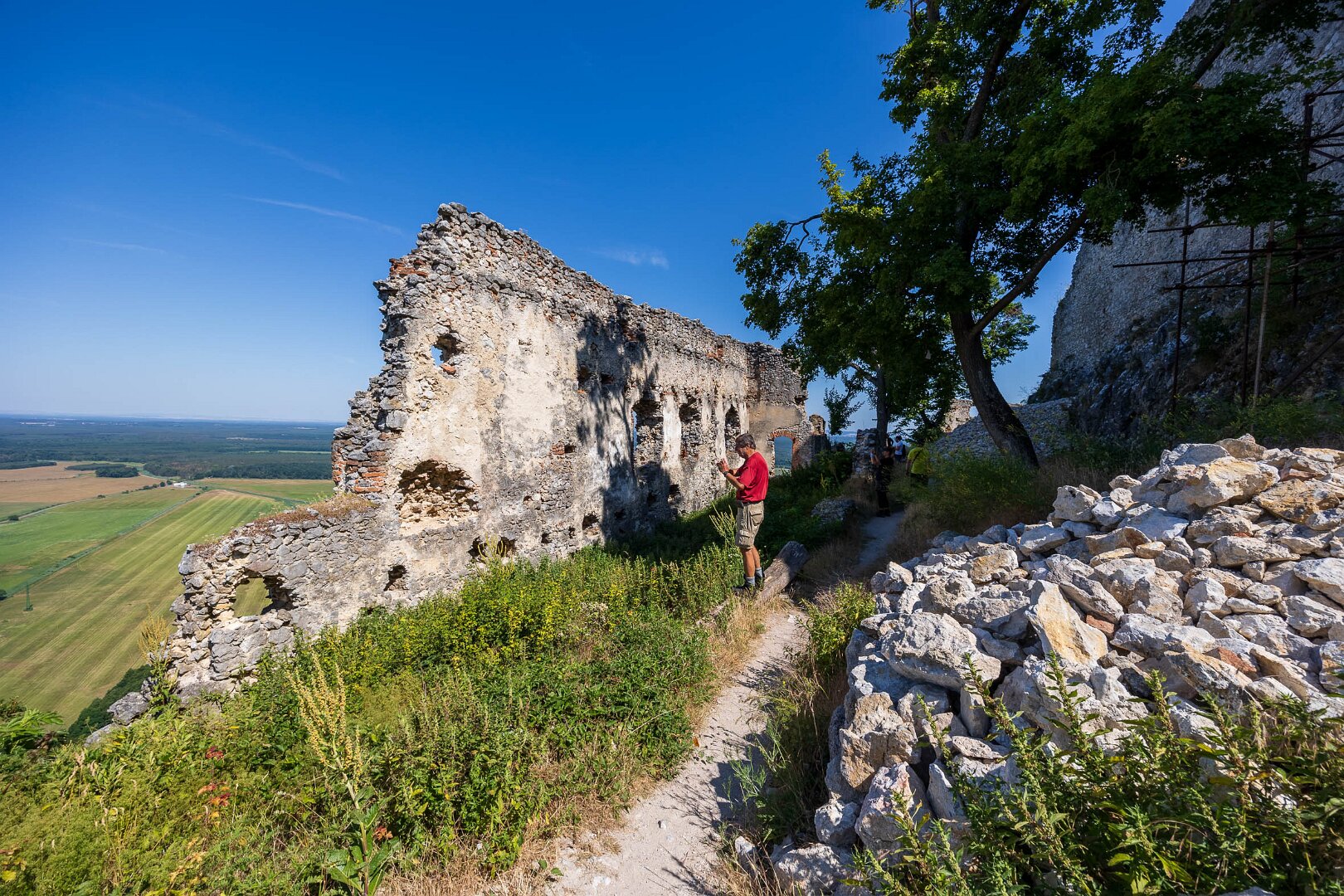 Na Plaveckém hradě