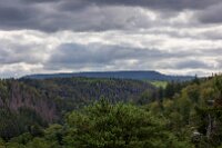 Děčínský Sněžník na obzoru