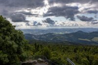 Ranní pohled na Děčín