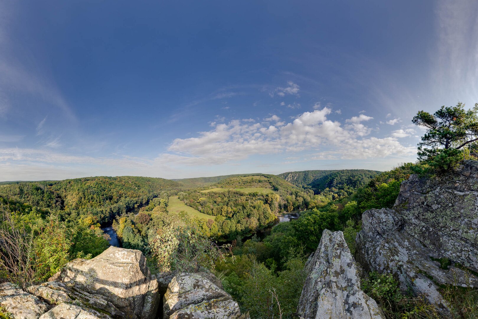 Vyhlídka na Šóbes, ráno