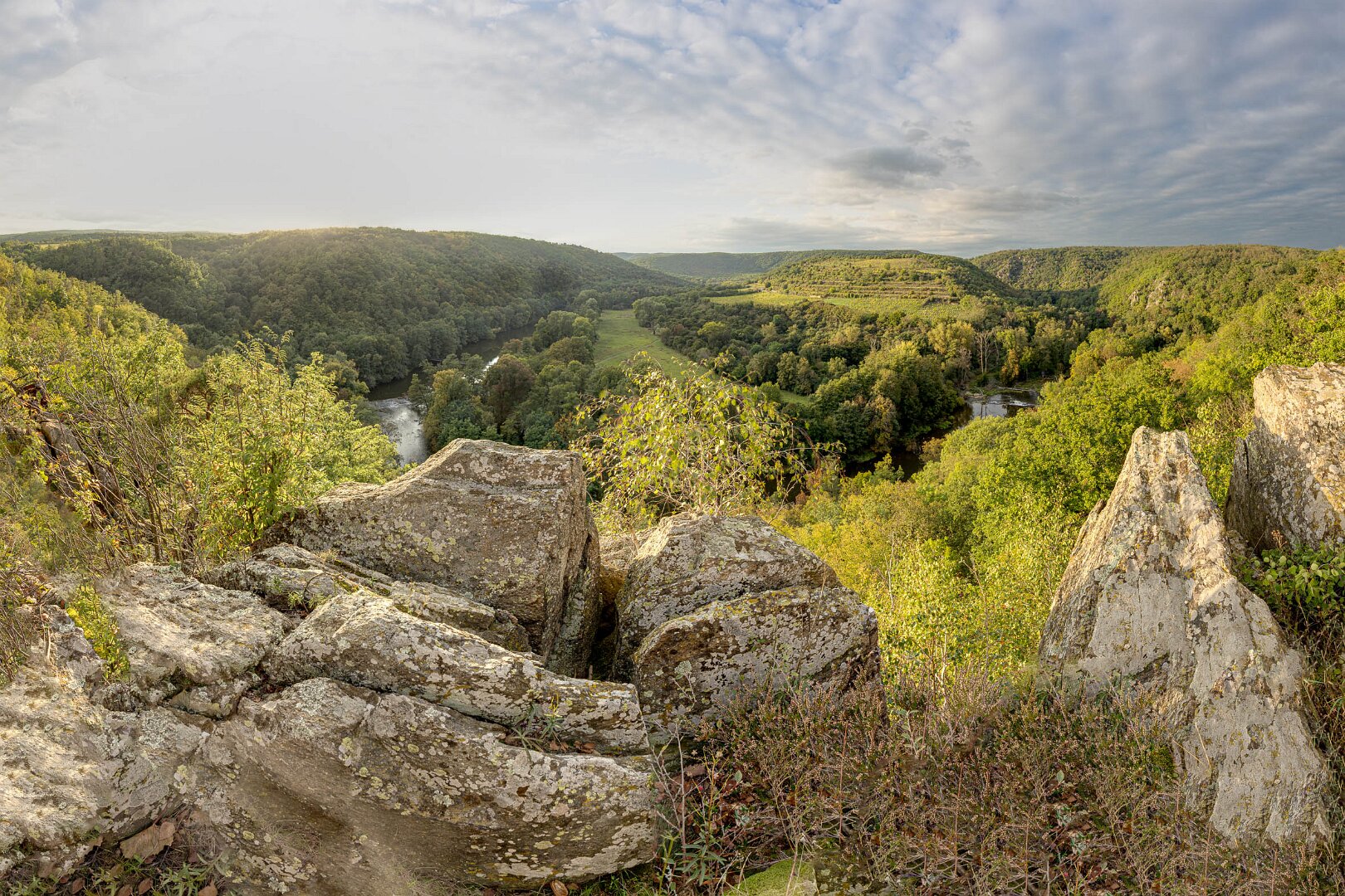 Vyhlídka na Šóbes, odpoledne